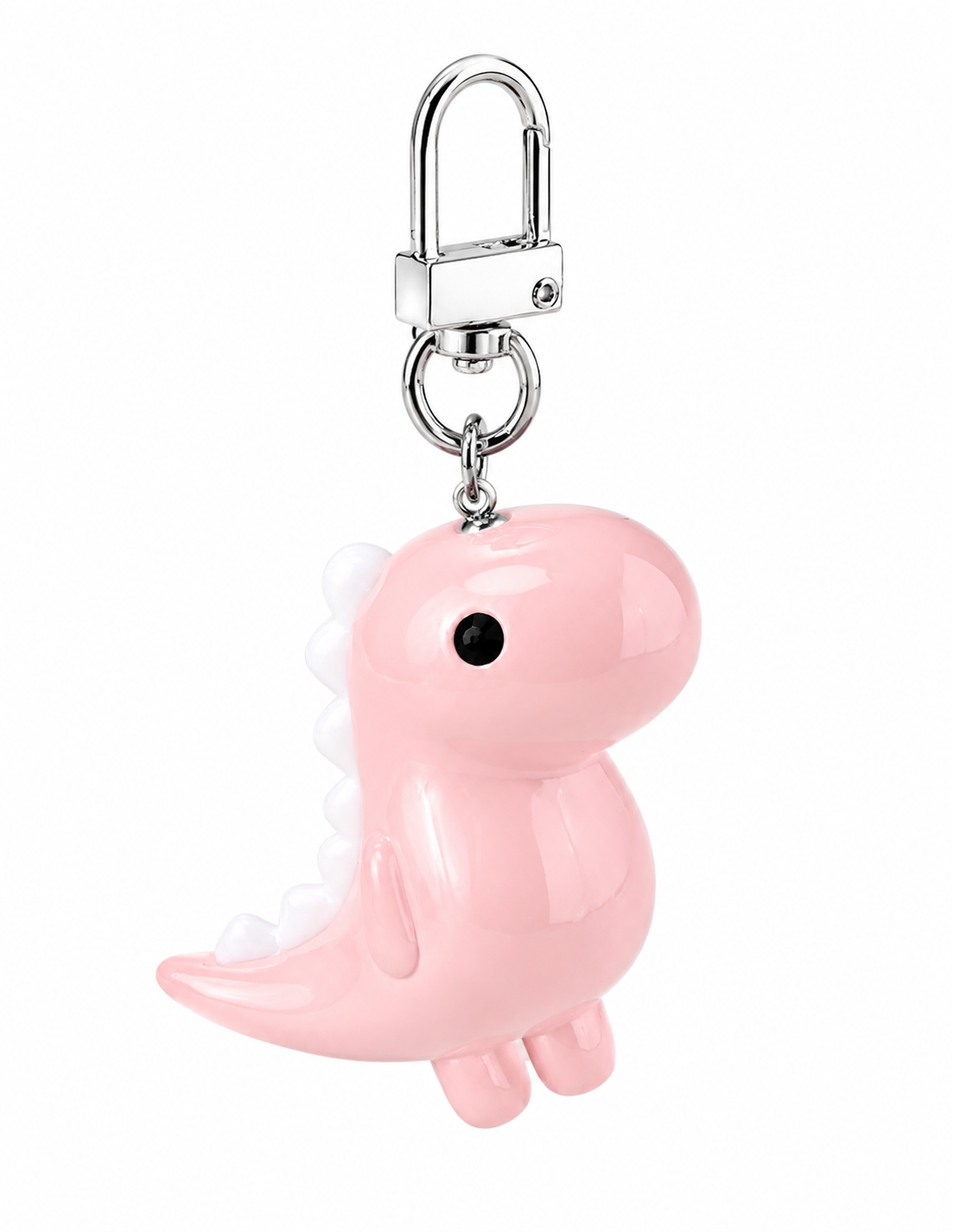 Dino Pink Bag Charm