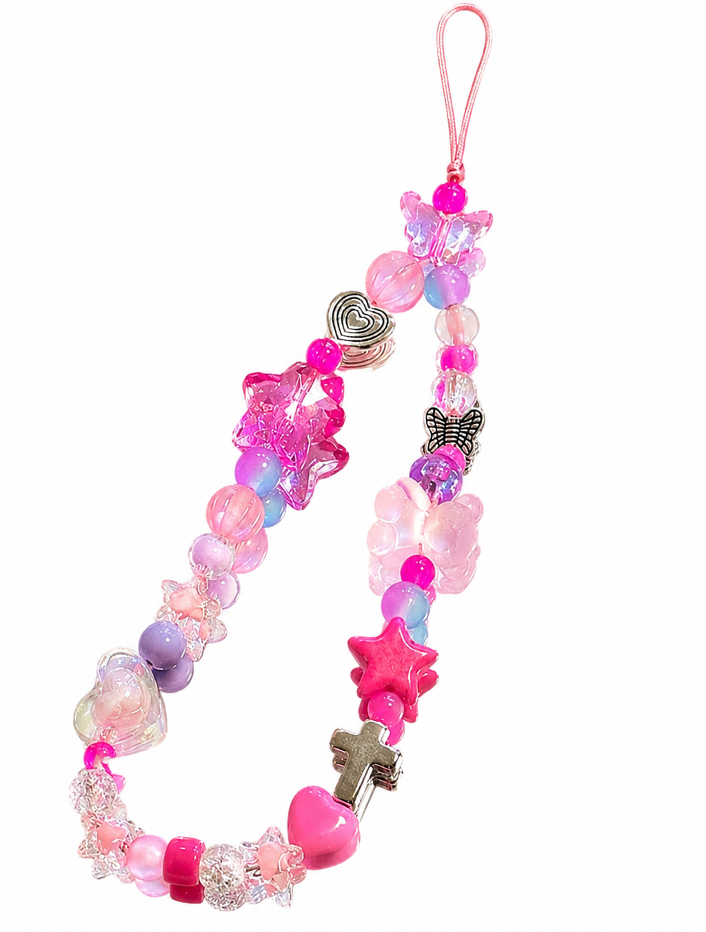 Pink Y2K Phone Charm