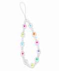 Clear Flower Phone Charm