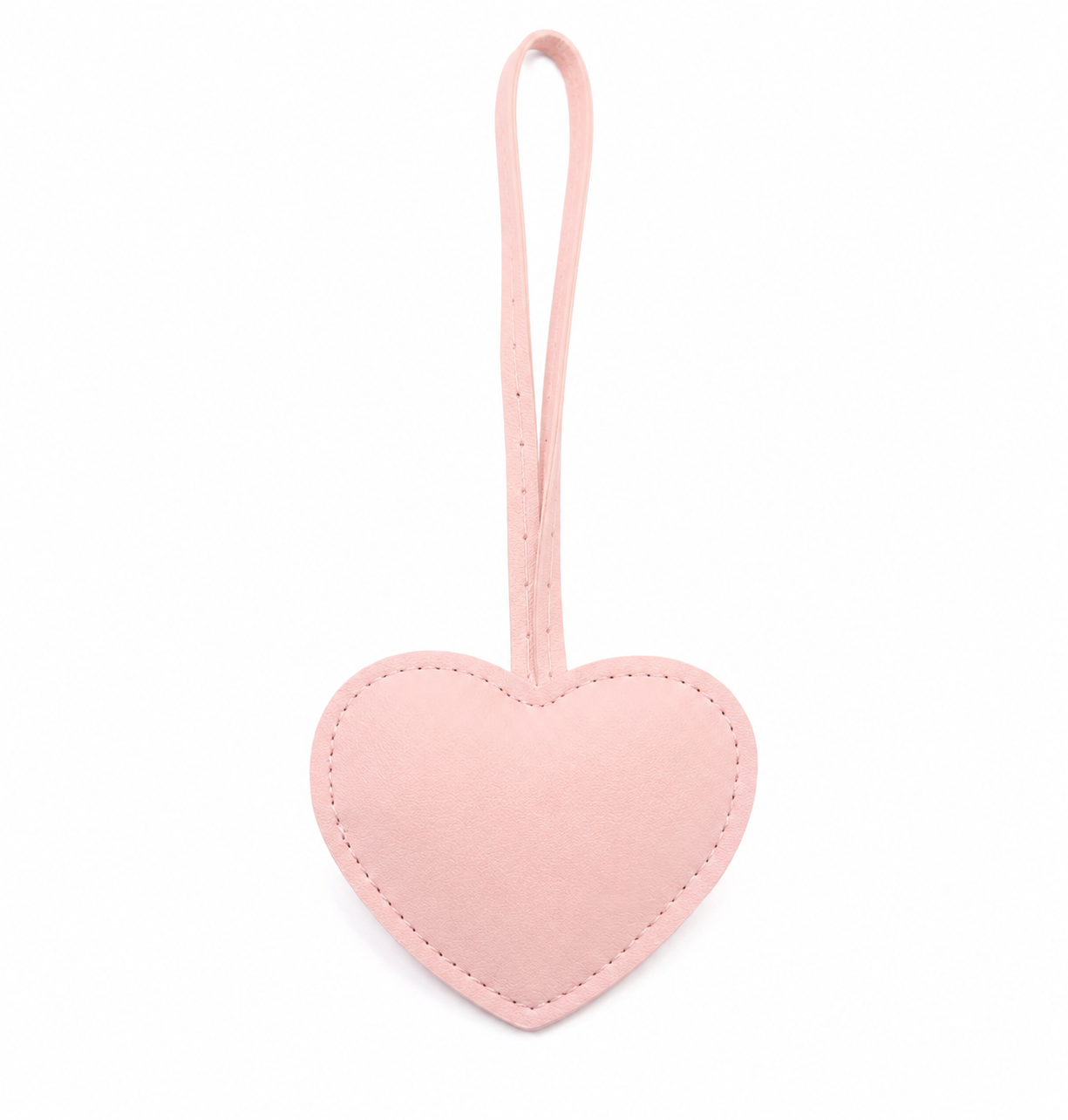 Simple Pink Heart Bag Charm