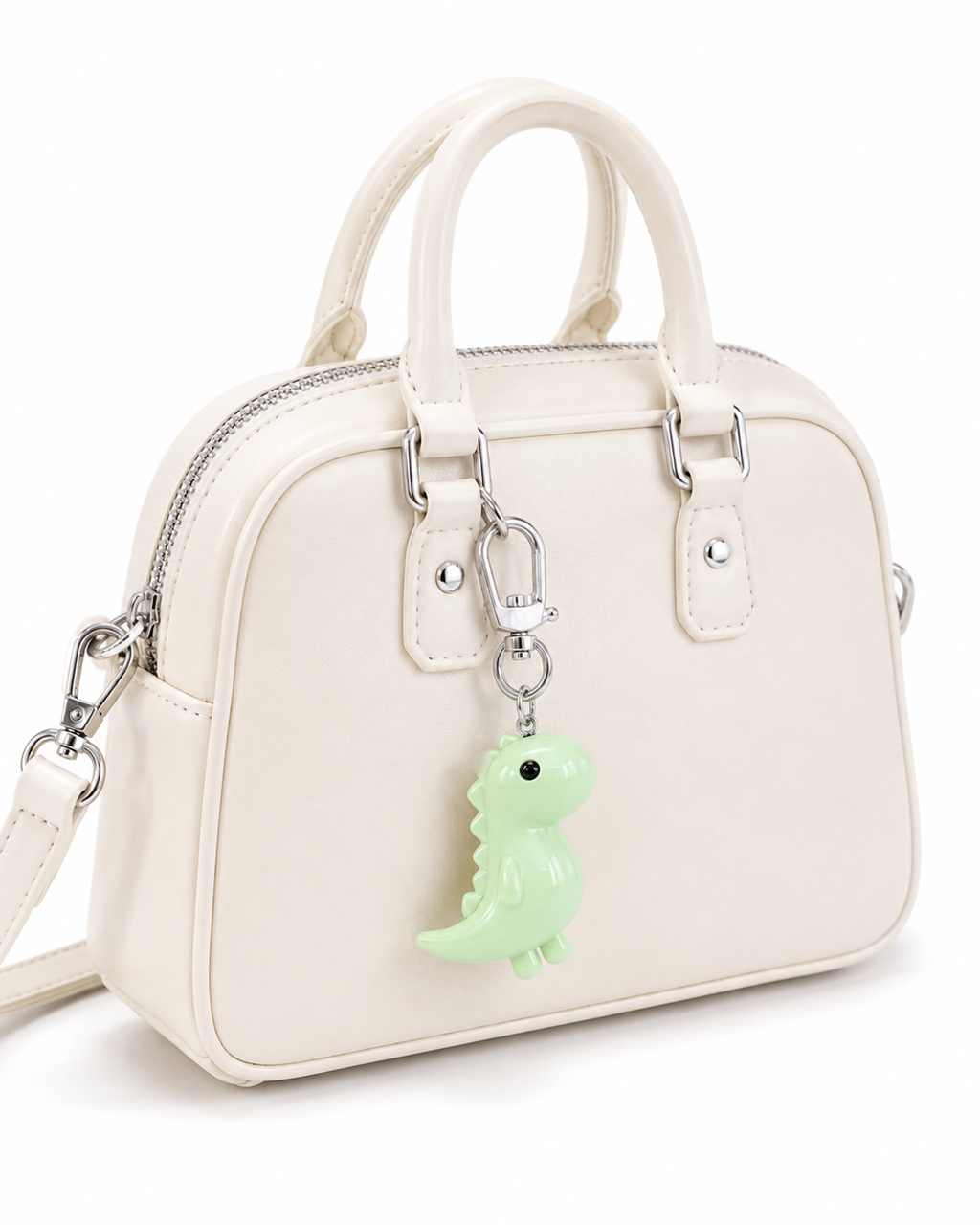 Dino Green Bag Charm