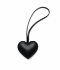 Simple Black Heart Bag Charm